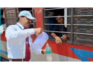 *MIBePositive | 1️Indian Railways Implements Innovative Measures to Ensure No Passenger Goes Thirsty